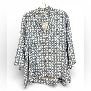 Piyama Peta Sleep Pajama Top Rattan in Cornflower Blue